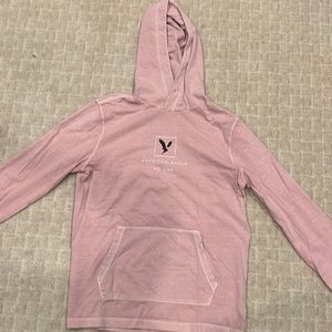 Washed Pink Anerican Eagle hoodie